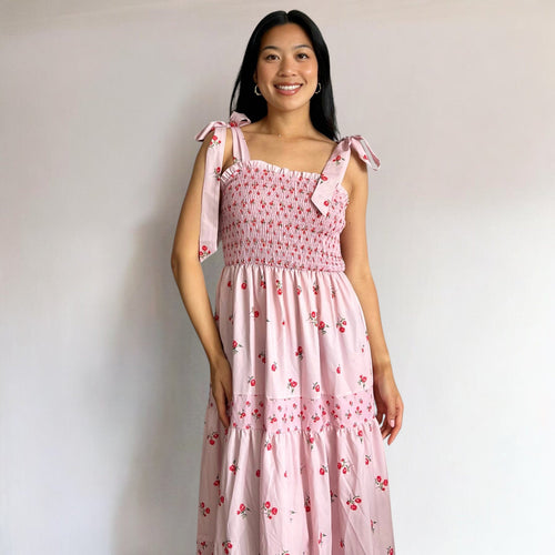 Nordic Peace Faye Soft Rose Maxi Dress