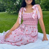 Nordic Peace Faye Soft Rose Maxi Dress, view 2