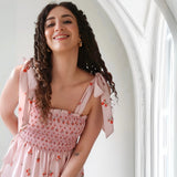 Nordic Peace Faye Soft Rose Maxi Dress, view 4