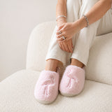 Nordic Peace Flamingo Plush Slippers, view 2