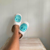 Nordic Peace Flash Happy Face Slippers, view 2
