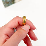 Nordic Peace Floral Spinner Ring, view 2