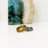 Nordic Peace Floral Spinner Ring, view 4