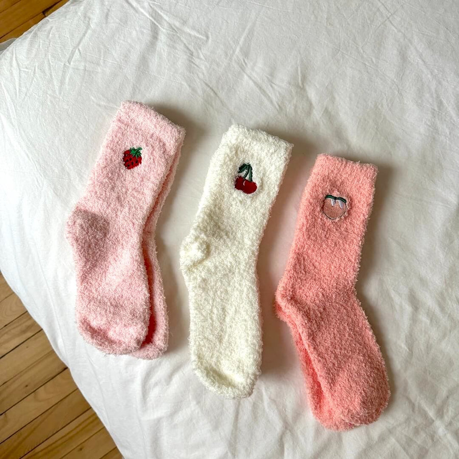 Nordic Peace Fuzzy Fruits Socks Pack