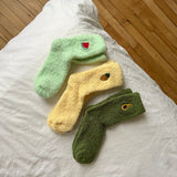 Nordic Peace Fuzzy Fruits Socks Pack, view 2