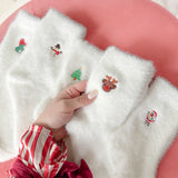 Nordic Peace Fuzzy Christmas Socks Pack, view 2