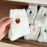 Nordic Peace Fuzzy Christmas Socks Pack, view 5