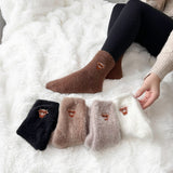 Nordic Peace Fuzzy Cow Socks Pack, view 2
