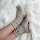Nordic Peace Fuzzy Happy Face Socks Pack, view 3