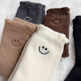 Nordic Peace Fuzzy Happy Face Socks Pack, view 4