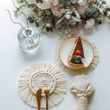 Nordic Peace Handmade Macrame Coasters 3x Bundle, view 2