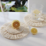 Nordic Peace Handmade Macrame Coasters 3x Bundle, view 4