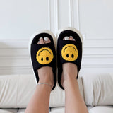 Nordic Peace Happy Face Platform Slides Sandals, view 2