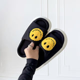 Nordic Peace Happy Face Platform Slides Sandals, view 6