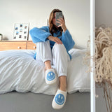 Nordic Peace Happy Face Slippers, view 3