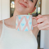 Nordic Peace Happy Hearts Coffee Mug, view 2