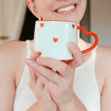 Nordic Peace Happy Hearts Coffee Mug, view 3