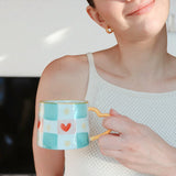 Nordic Peace Happy Hearts Coffee Mug, view 4