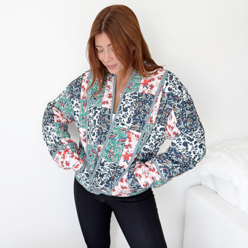 Nordic Peace Hazel Patchwork Quilted Jacket