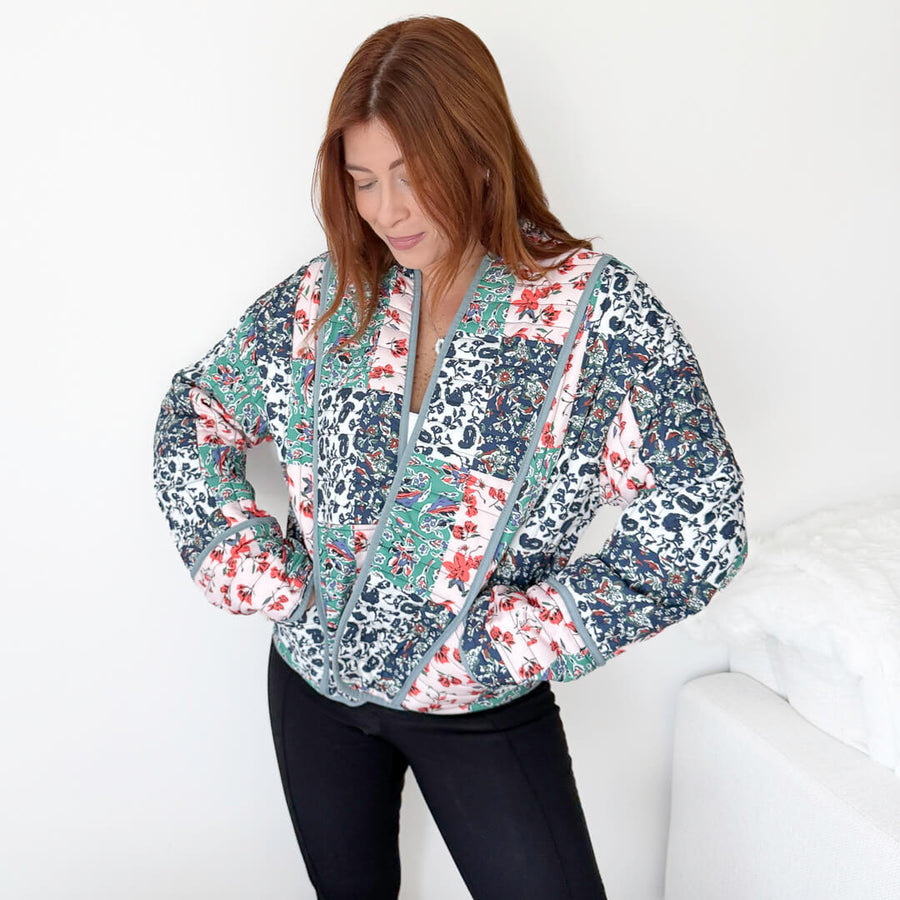 Nordic Peace Hazel Patchwork Quilted Jacket