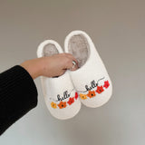 Nordic Peace Hello Fall Slippers, view 6