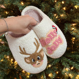 Nordic Peace Holly Jolly Christmas Slippers, view 2