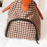 Nordic Peace Houndstooth Duffle Travel Bag, view 3