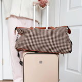 Nordic Peace Houndstooth Duffle Travel Bag, view 6