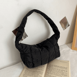 Nordic Peace Jade Quilted Puffer Shoulder Bag, view 2