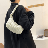 Nordic Peace Jade Quilted Puffer Shoulder Bag, view 3