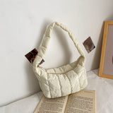 Nordic Peace Jade Quilted Puffer Shoulder Bag, view 5