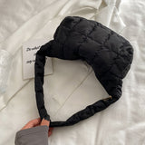 Nordic Peace Jade Quilted Puffer Shoulder Bag, view 6