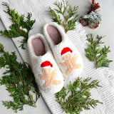 Nordic Peace Joyful Christmas Slippers, view 4