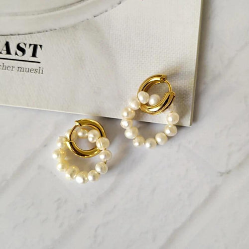Nordic Peace Jude pearl earrings