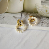 Nordic Peace Jude pearl earrings, view 4