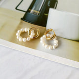 Nordic Peace Jude pearl earrings, view 6