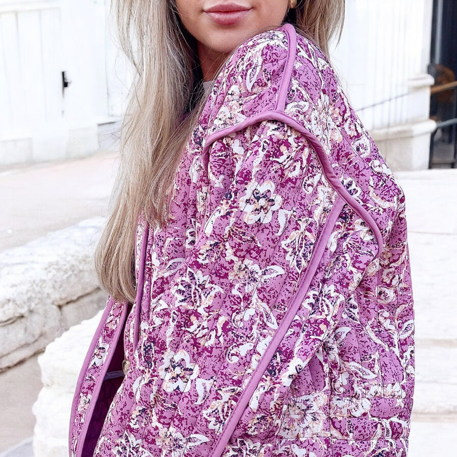 Nordic Peace Layla Floral Quilted Jacket