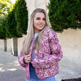 Nordic Peace Layla Floral Quilted Jacket, view 2