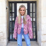 Nordic Peace Layla Floral Quilted Jacket, view 3