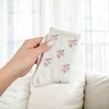 Nordic Peace Lila Floral Socks Pack, view 4