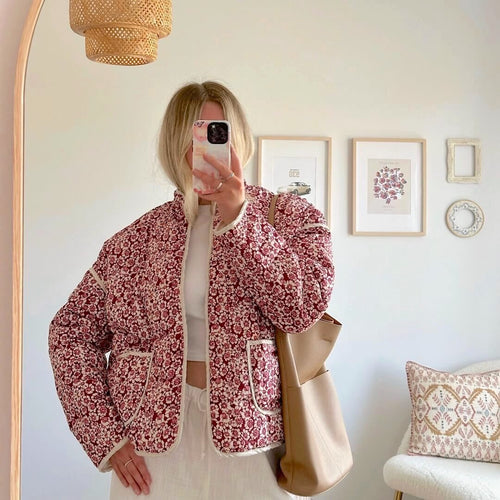 Nordic Peace Lily Flower Coat