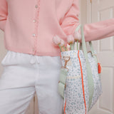 Nordic Peace Luna Floral Tote Bag, view 6