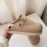Nordic Peace Mia Suede Platform Clogs, view 5
