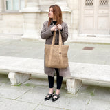 Nordic Peace Mia Woven Tote Bag, view 2