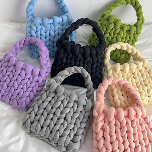 Nordic Peace Mini Chunky Knit Handbag