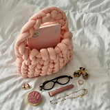 Nordic Peace Mini Chunky Knit Handbag, view 2