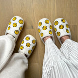 Nordic Peace Mini Happy Face Slides Slippers, view 4