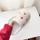Nordic Peace Mini Hearts Plush Slippers, view 5