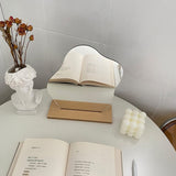 Nordic Peace Minimalist Mirror Wooden Base, view 3