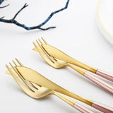 Nordic Peace Modern Golden Flatware Sets - 24 Piece, view 3